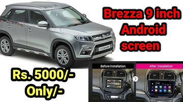 Old Brezza Modified 2021 | Vitara Brezza | 9 inch Touch Screen Music System |  Wholesale Price
