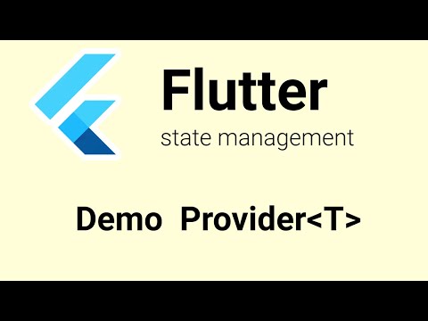 Video Flutter nâng cao - Demo Provider - youtube