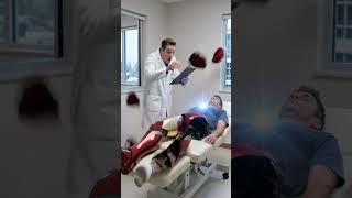 CHIROPRACTOR FAILS 💀 ft. Iron Man #aivideo #funny #marvel #ironman  #soraai #tonystark #avengers