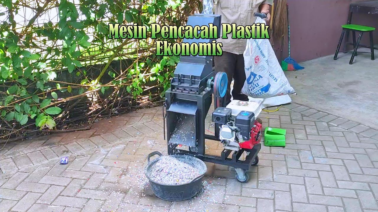 Mesin Pencacah Plastik Ekonomis #madanitec #pencacahplastik
