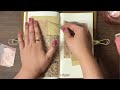 Journal with me  vintage theme  scrapbook asmr