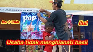 UNBOXING BANNER POP ICE | KELUARGA LUBIS