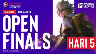 🔴 [ID] AP Mobile Legends: Bang Bang | Snapdragon Mobile Open Finals | Season ke-5 Hari ke 5