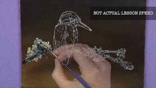 Ben Waddams Wildlife Art - Kingfisher Time Lapse