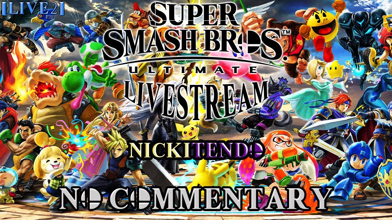 Super Smash Bros. Ultimate [Live2] 🤜🤜🆚️🤛🤛 [1440p (2K), 60FPS] ID: KN1HM
