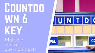 Oxford math key countdown 6 Multiple choice Question at the end of sets unit