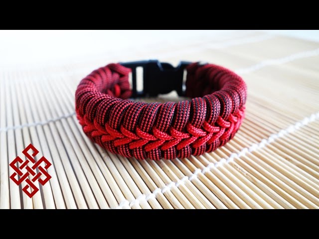 How to Make Stormdrane's Center Stitched Fishtail Paracord Bracelet Tutorial  