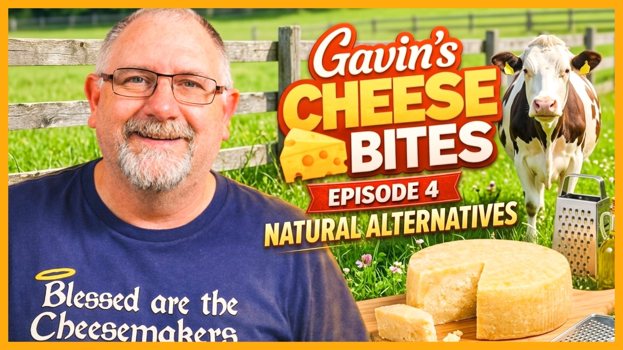 Gavin's Cheese Bites - 04 Natural Alternatives to Cultures, Rennet etc.