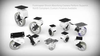 Shock Absorbing Casters by FOOT MASTER