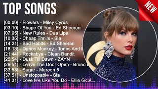 Top Songs 2023 ~ Maroon 5, Justin Bieber, Clean Bandit, Bruno Mars, Rihanna, Miley Cyrus