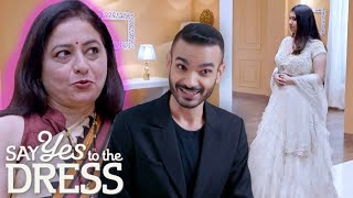 Mum Thinks Ice Queen Bride Looks "Like A Chicken" | Say Yes To The Dress: India