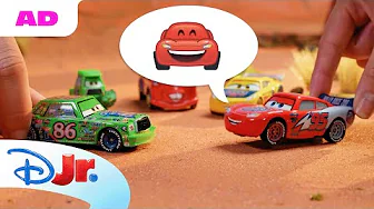 AD | Race & Rescue Playset with Pixar Cars! 🚗⛑️ | @disneyjr