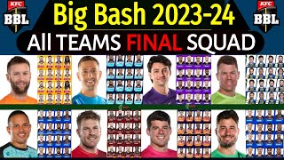 Big Bash League 2023-24 | All Teams Full & Final Squad | BBL 2023/24 All Teams Final Squad |BBL 2024 screenshot 5