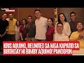 Kris Aquino SOBRANG Tuwa na makasama ang mga kapatid sa 19th  birthday celebration ni Bimby!