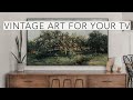 Vintage Art | Turn Your TV Into Art | Vintage Art Slideshow For Your TV | 1Hr of 4K HD Paintings