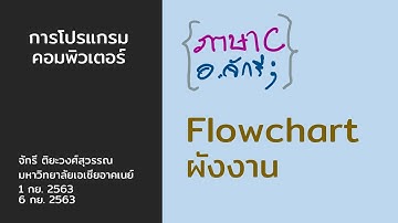 บรรยายภาษาซี :  ผังงาน Flowchart