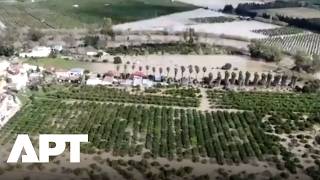 WATCH: Drone Shows Flood Devastation in Southern Spain After Storms | APT