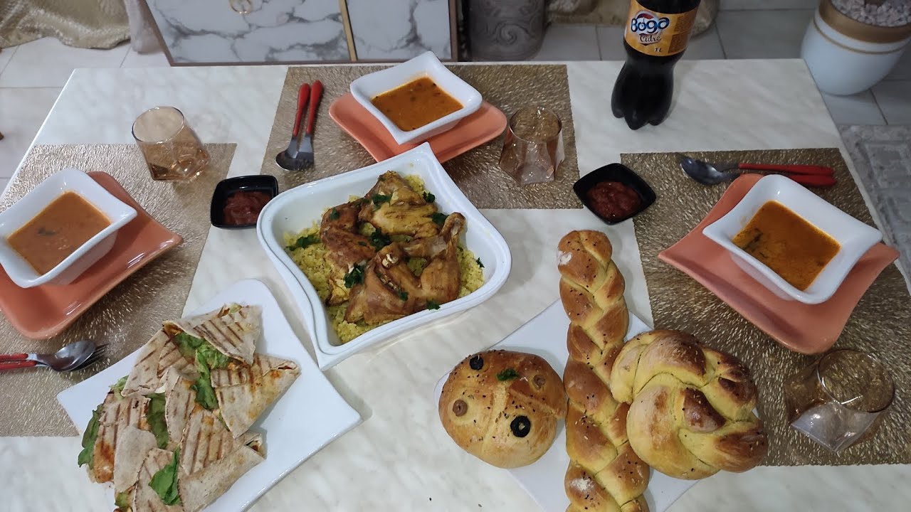 خامس يوم في رمضان 🌙 أنجح وصفة  للخبز المبسس الفاوح♥️