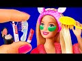 16 Hacks for Barbie and LOL Doll Morning Routine: Patches, Mask, Lipstick, Toothpaste and more