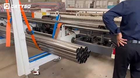 Dây chuyền cắt ống hộp laser và bộ cấp phôi dây chuyền tự động kết hợp côn ống