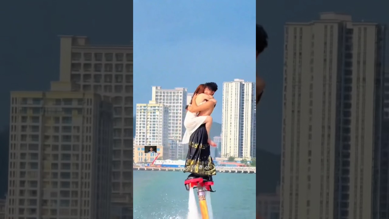 flyboard girl boy #dama900m #ytshorts #travel #top #love #girl #mountains