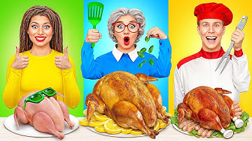 Me vs Grandma Cooking Challenge | Delicious Kitchen Hacks by Multi DO Challenge