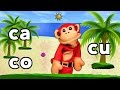 Sílabas ca co cu - El Mono Sílabo - Videos Infantiles - Educación para Niños #