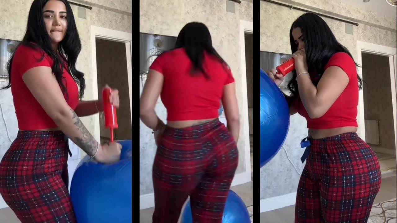 روتيني اليومي بالبيت وممارسة الرياضة بالبالونة 🔥😍