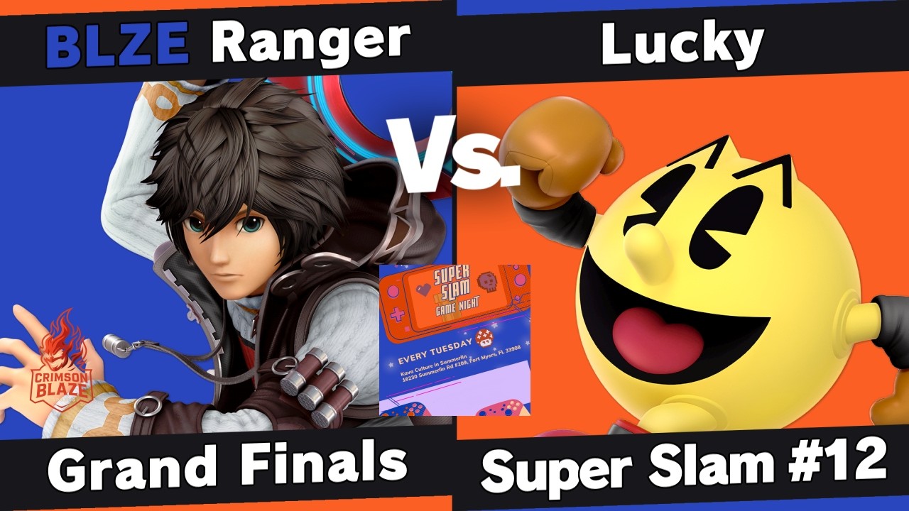 Super Slam 12 - Ranger (Shulk) vs Lucky (PAC-MAN) - Grand Finals