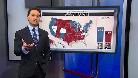 Looking at the Electoral College map