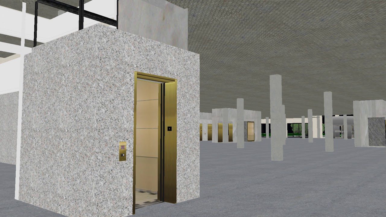 Skyscrapersim: Tour Of Elevators/Lifts @ Terrace V3 Part 5: Terrace Border V2