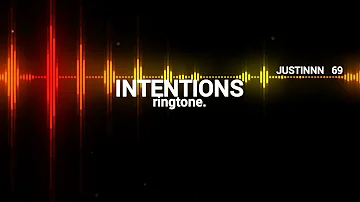 INTENTIONS  [ RINGTONE ] JUSTIN BIEBER