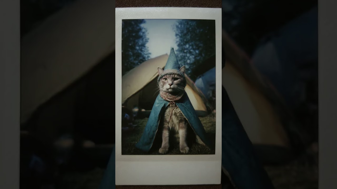 Wizard cats Camping, time for Rest 