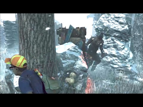 右と左のどっちから攻めるか迷いすぎているトラッパー君【DBD】