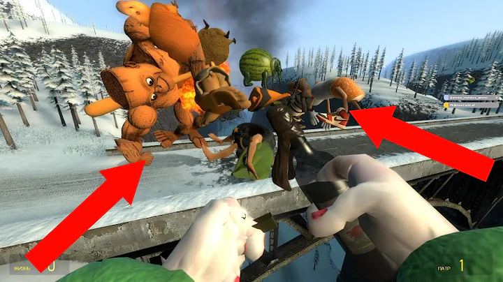 UDIN DIN DIN DUN vs LERU LERU LE PENGUINEL, Budi Di Dun, Trippa Tralala Tung Tung in Garry's Mod!