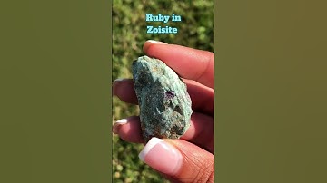 Discover ruby in zoisite: enhance heart & third eye chakras