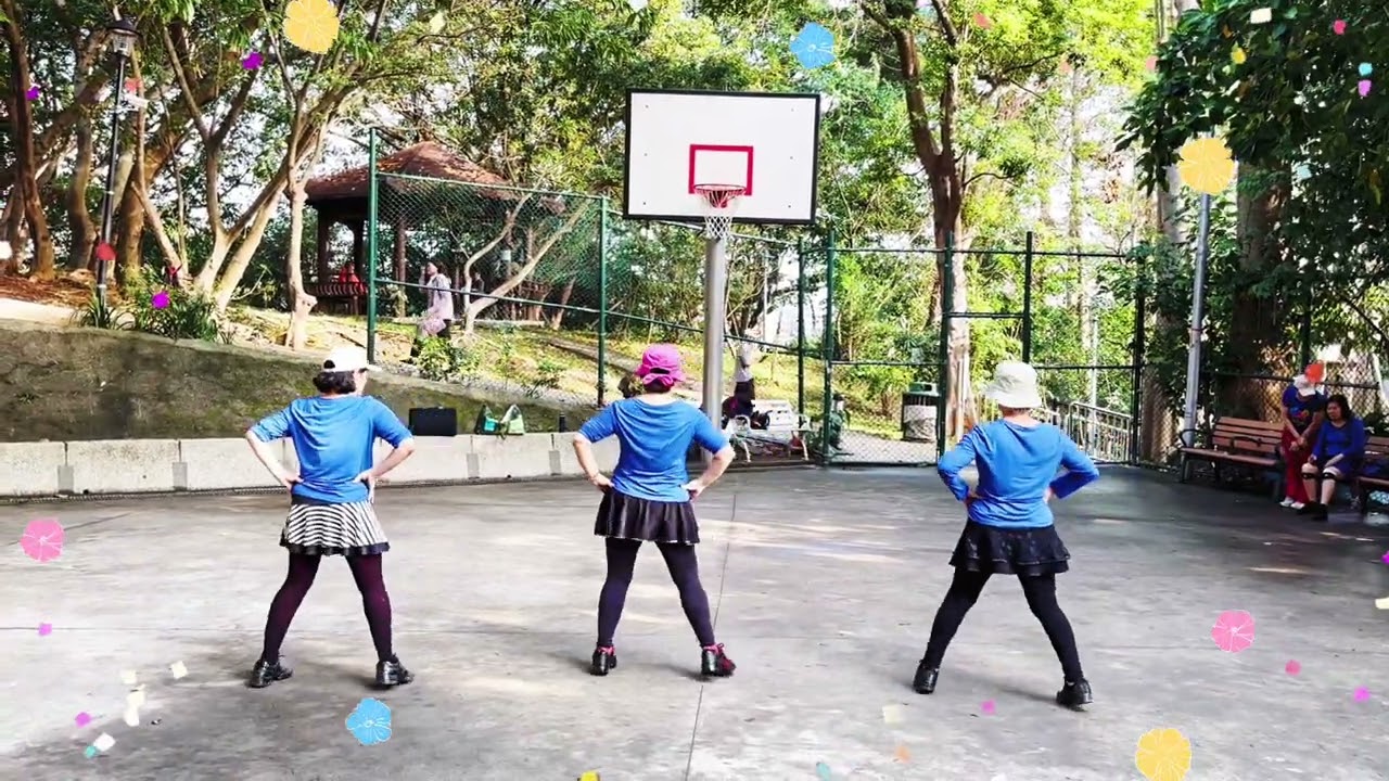 舞曲—（情深深雨濛濛）—示範學員（珍瑩—月珍—金美—🍀🍀🍀🍀🍀