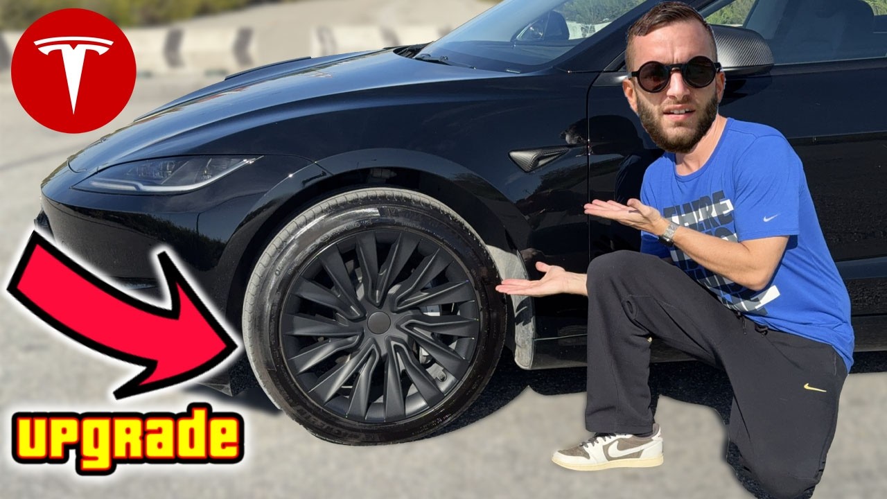 Questi copricerchi EVBASE per Tesla Model 3 sono FOLLI - YouTube