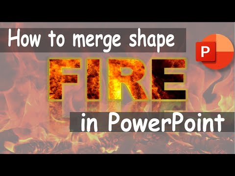 How to use Merge Shape Subtract/ Intersect Command in PowerPoint | Merge Text and Images in PPT #ppt