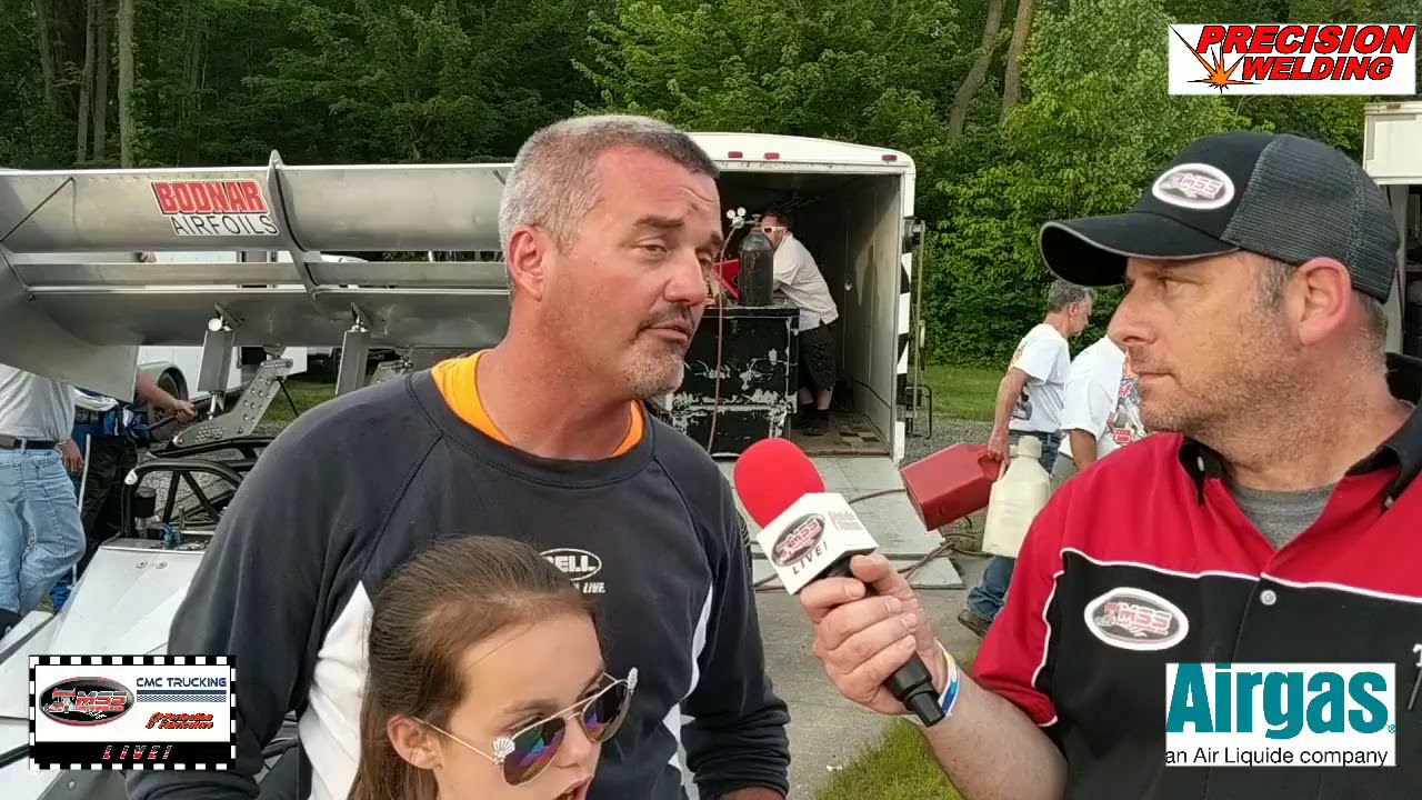 First Precision Welding Heat race winner, Jim Paller!