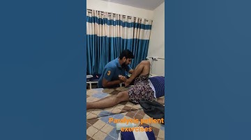 manual exercise... for paralysis patient...