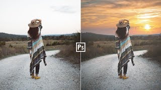 How to Replace a Boring Sky with an Awesome Sunset, Sky | Photoshop Tutorial