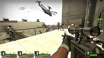 Left 4 Dead 2 - ZMB-13 Custom Campaign Multiplayer Gameplay Walkthrough