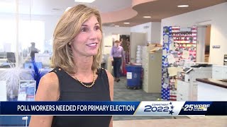 Poll workers needed for primary election