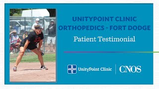 Fort Dodge Softball Coach Finds Success at UnityPoint Clinic Orthopedics