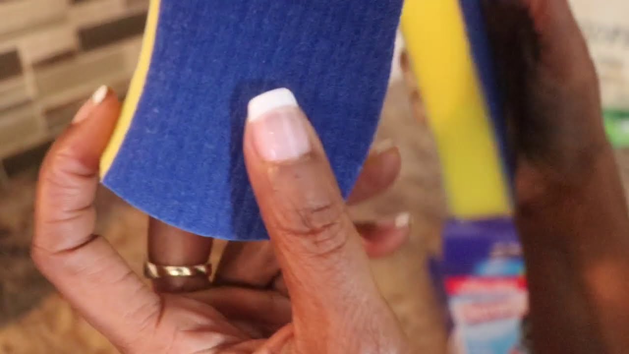 How To Clean Ceramic top stove Vileda Glass Ceramic Scrunge Unboxing