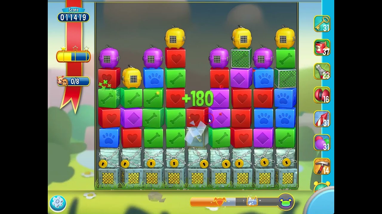 Pet Rescue Saga level 5201 no boosters | PuzzledCubes.site