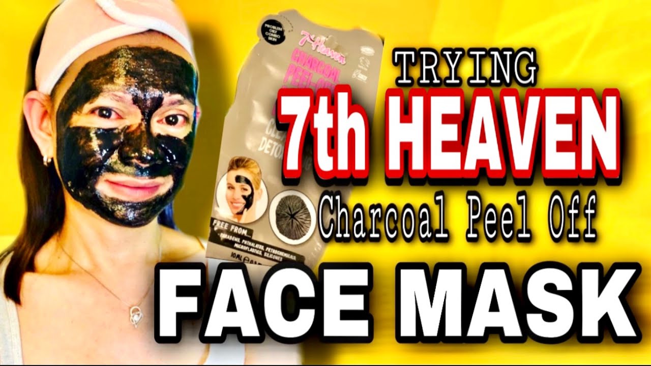 7th Heaven Charcoal Peel-off FACE MASK Cleansing/Detoxifying || First Time || Review