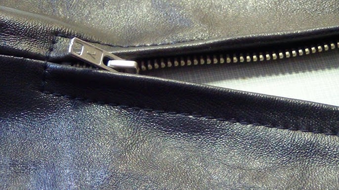 Repair A Leather Jacket Zipper 