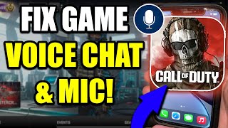 How to Fix Game Chat & Mic Not Working on Warzone Mobile!